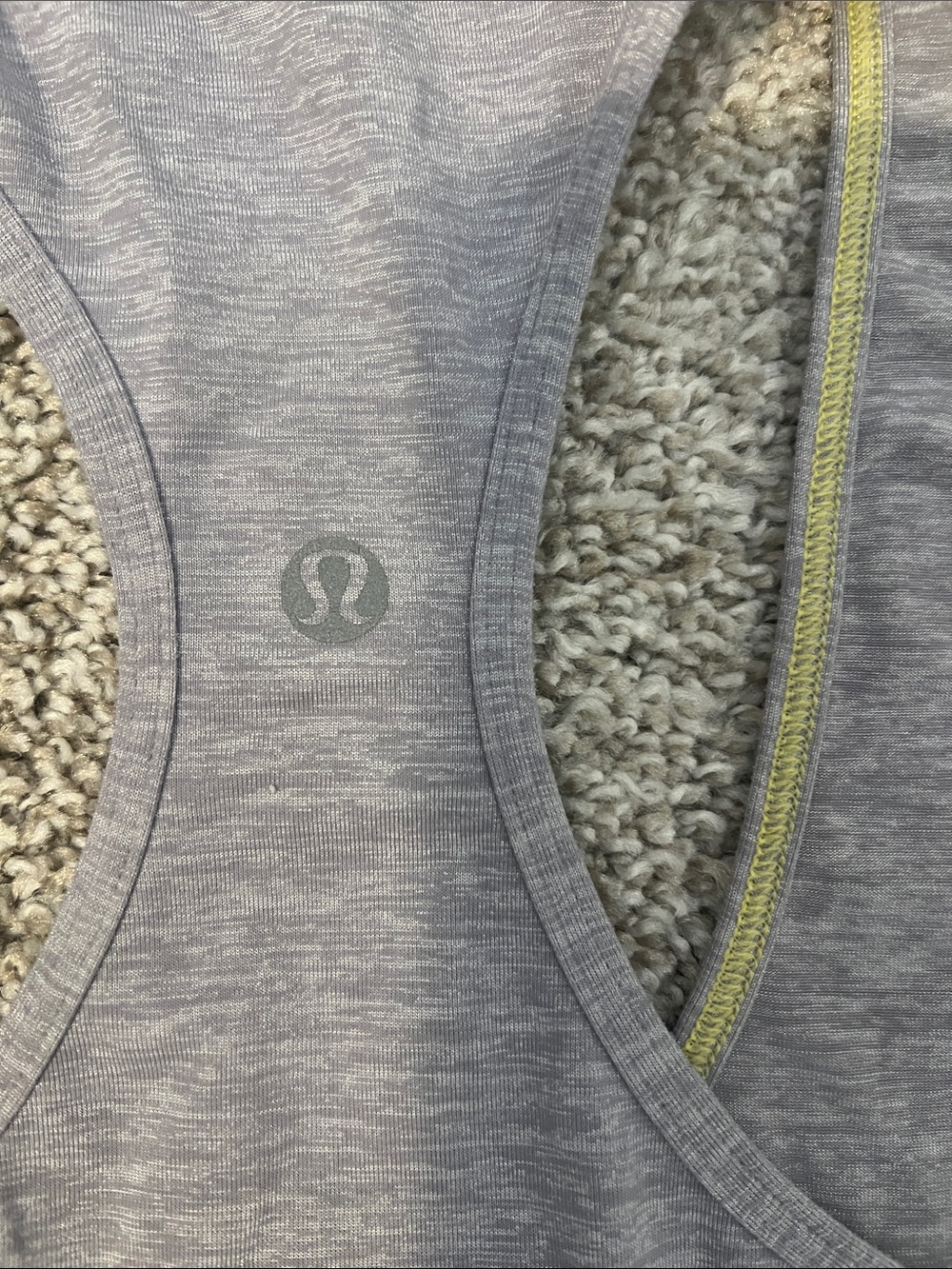 lululemon athletica Grey Racerback Tank - Picture 2 of 3